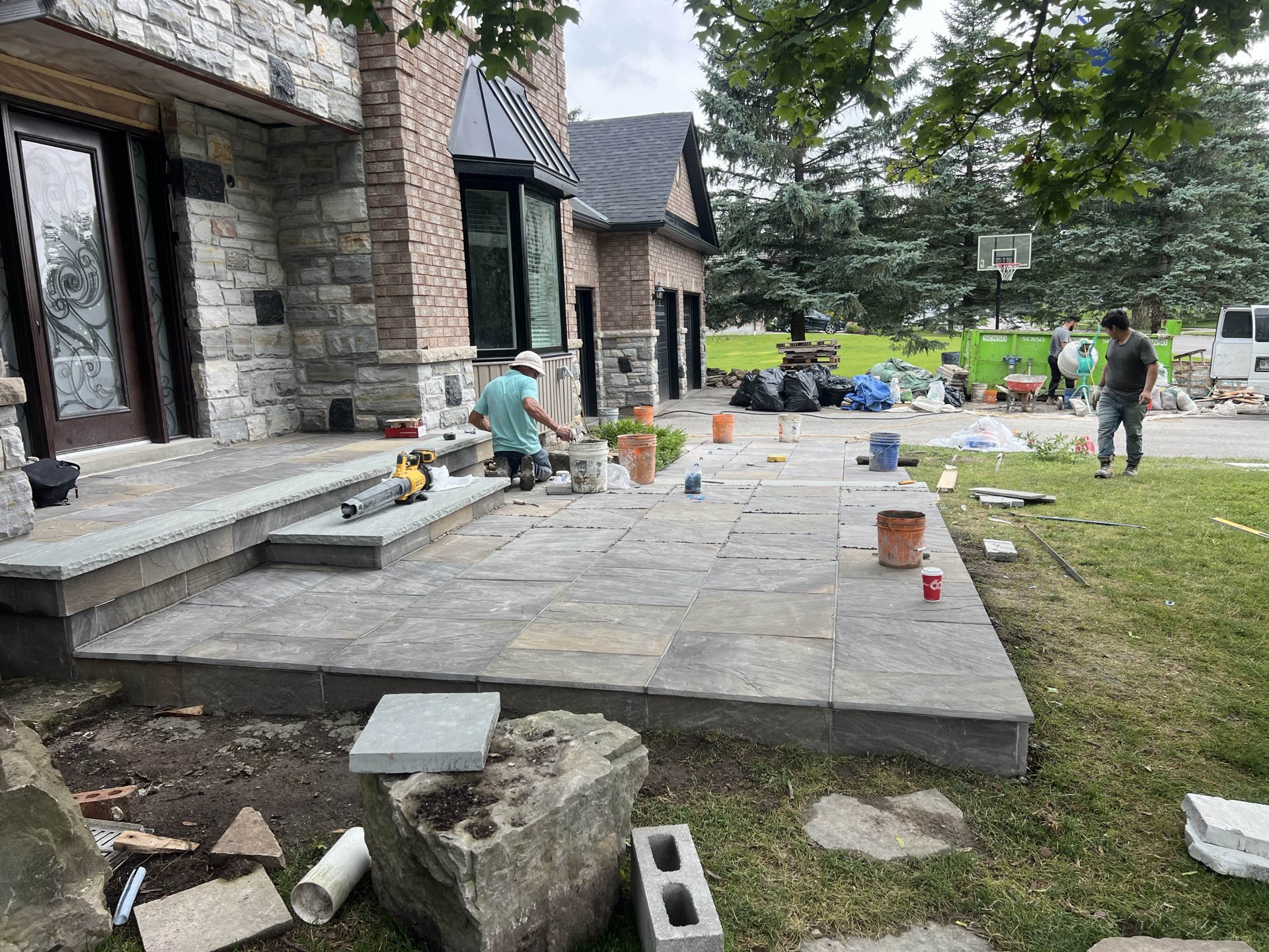 Stone masonry project